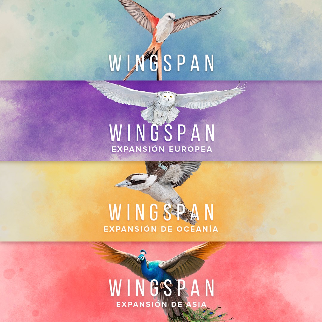 Wingspan + Europea + Oceanía + Asia