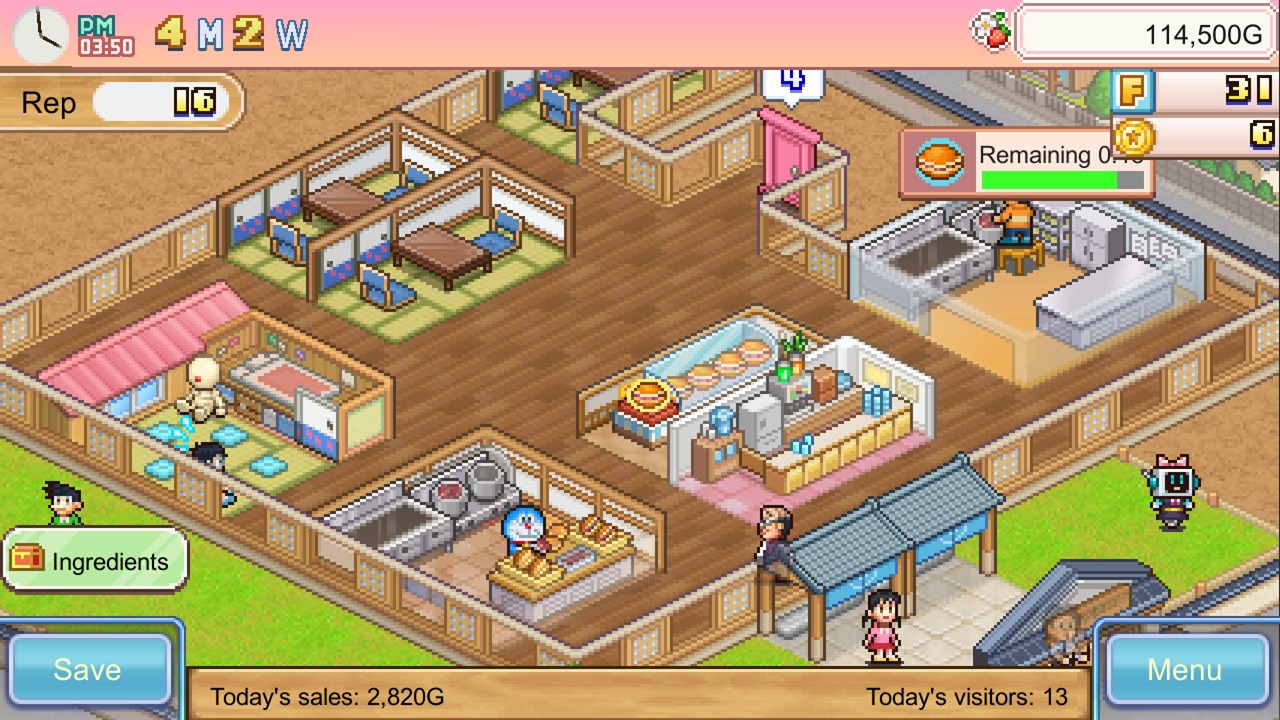 Doraemon Dorayaki Shop Story screenshot 1