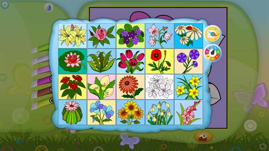 Flowers - Color by Numbers + screenshot 2