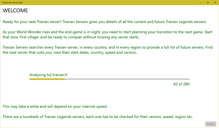 Travian New Server Alert - PC - (Windows)
