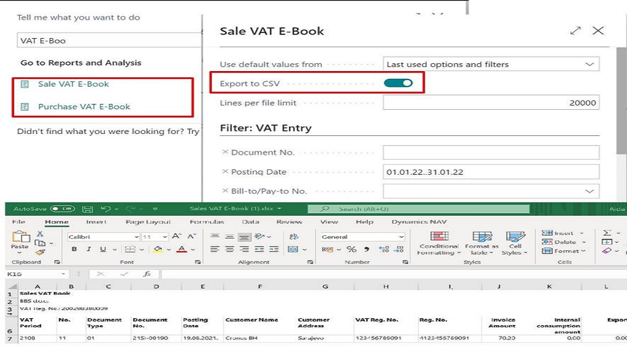 Snapshot 1 of Localization for Bosnia and Herzegovina market