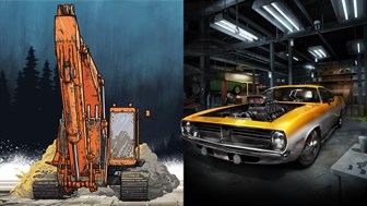 シミュレーターパック：カーメカニックシミュレーター[Car Mechanic]とゴールドラッシュ：ゲーム [Gold Mining Simulator ]（ダブルバンドル）