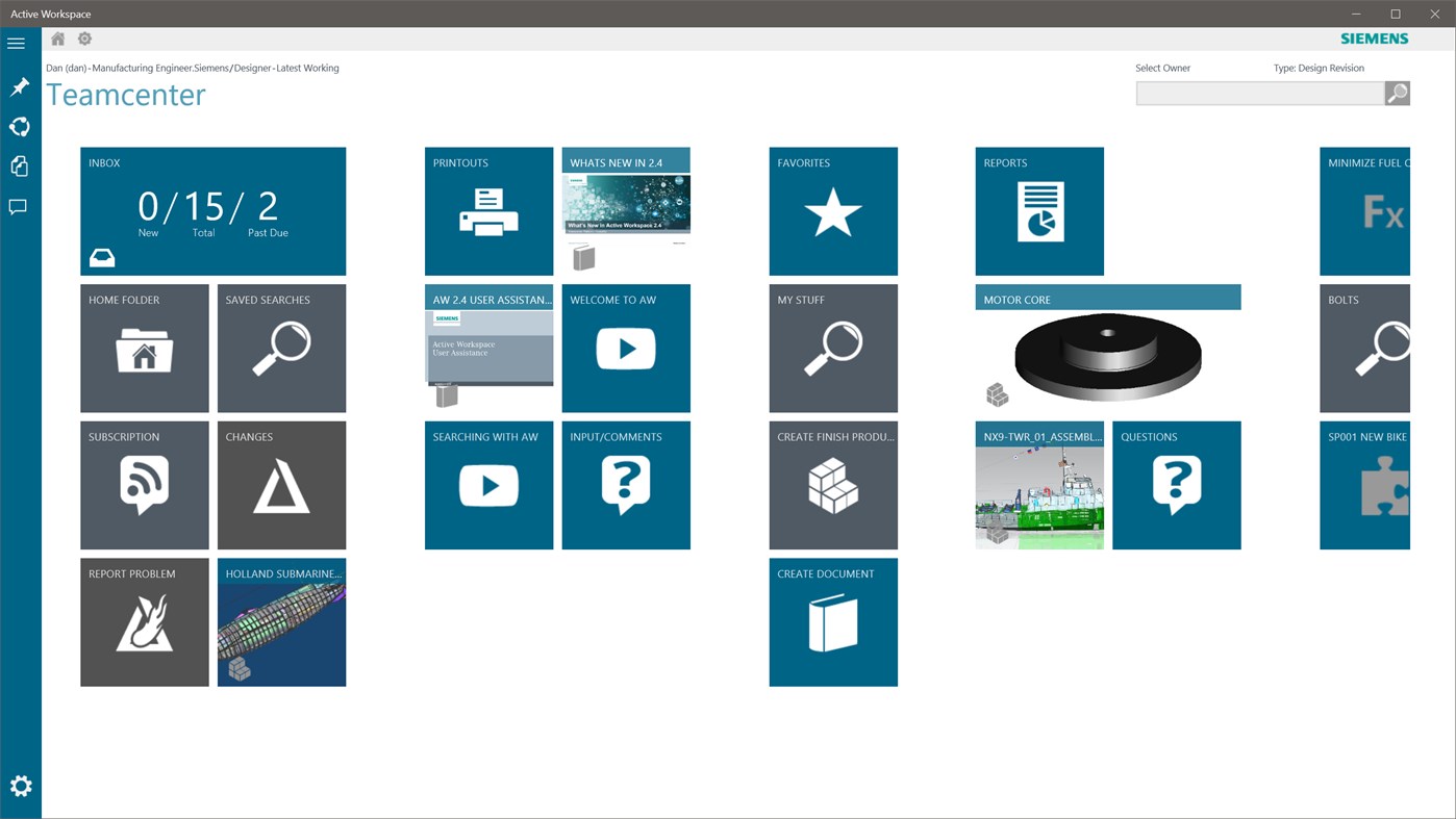 #3. Active Workspace (Windows) بواسطة: Siemens Digital Industries Software (PLM)
