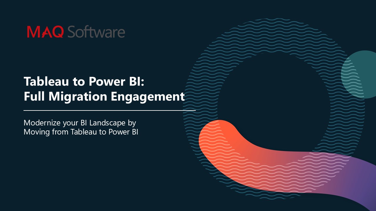 Snapshot 4 of Tableau to Power BI: Full Migration Engagement