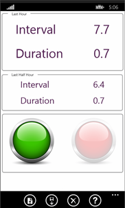 My Contraction Timer Free screenshot 1