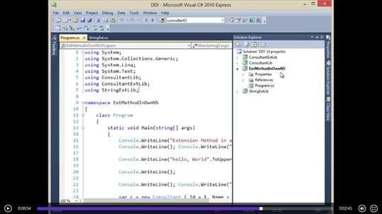W8.1 Using C# 3.0 Extension Methods screenshot 6