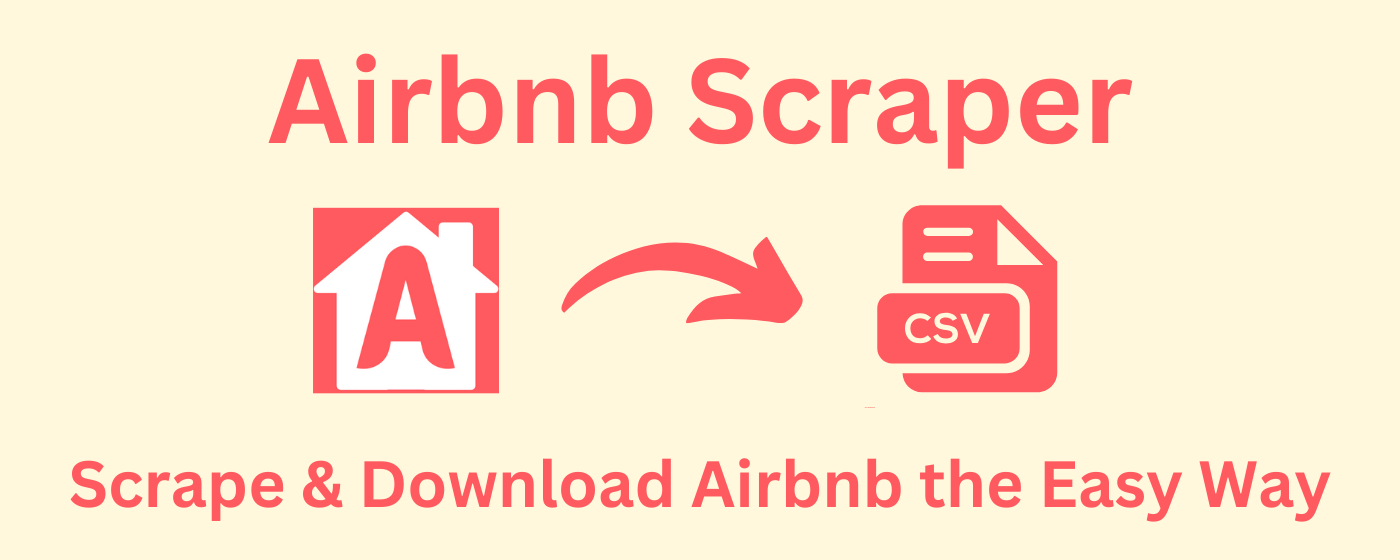 Airbnb Data Extractor marquee promo image