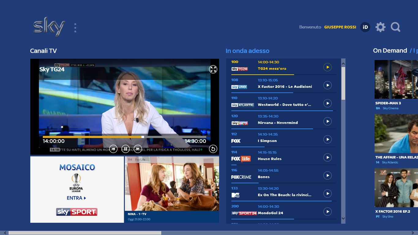 Sky Go per Windows for Windows 10