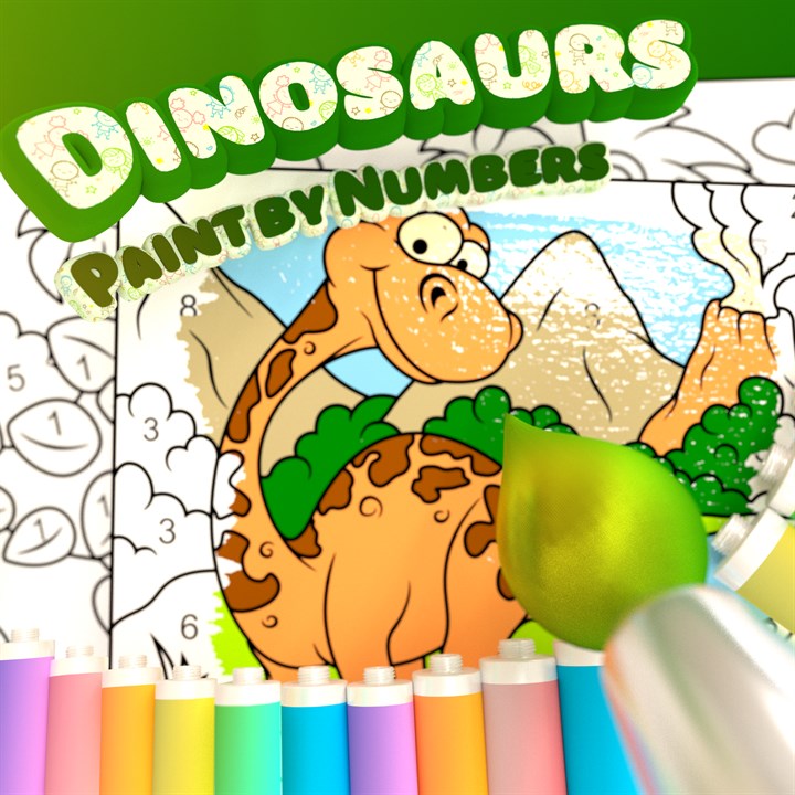 Paint by Numbers - Dinosaurs