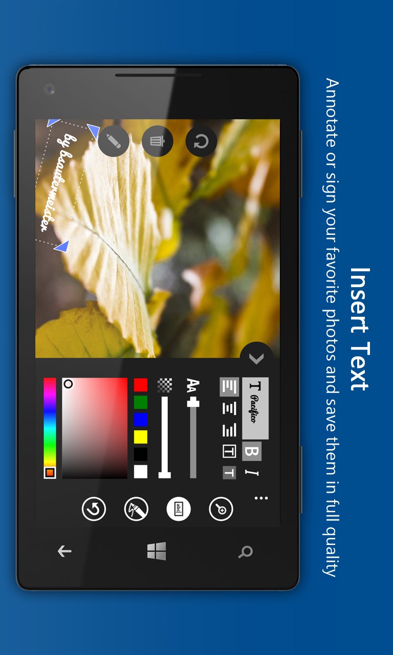 Photo Marker for Windows 10 Mobile
