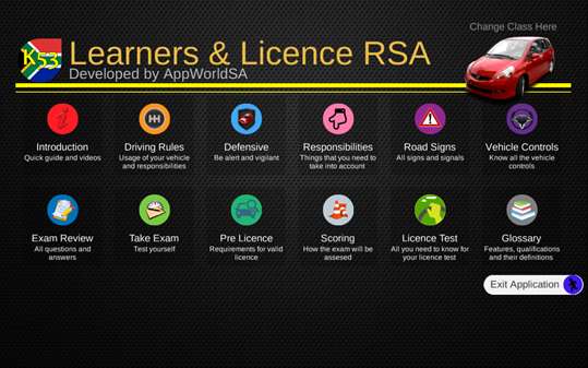 K53 Learners Licence RSA screenshot 1
