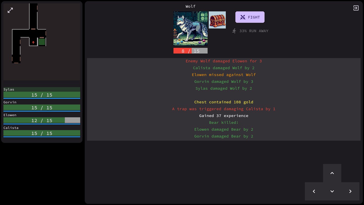 #1. Depths of Endor: Dungeon Crawler RPG (Windows) Által: Javier Hernández Torres