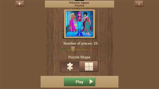 Princess Jigsaw Puzzles - Games for Girls screenshot 2