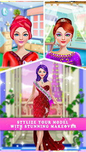 Princess Top Model Salon Makeover Game screenshot 4