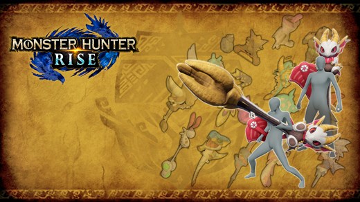 Monster Hunter Rise - Stuffed Diablos Hunter layered weapon