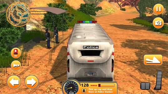 Police Bus Hill Climb - Cops Pick & Drop Duty Sim screenshot 4