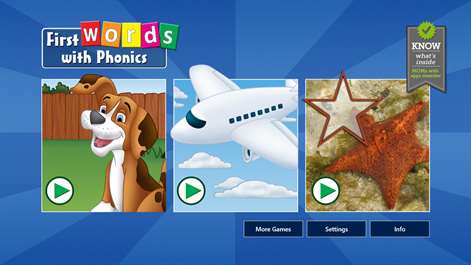First Words with Phonics Screenshots 1