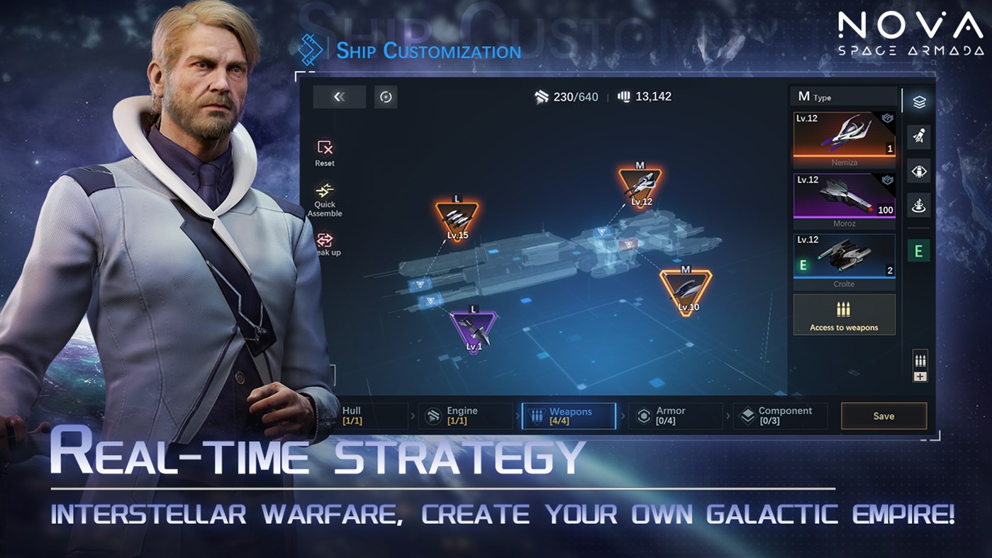 #3. Nova: Space Armada (Windows) Bởi: MIRACLE GAMES INC.