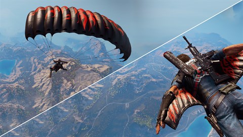 Flame Wingsuit and Parachute Skins