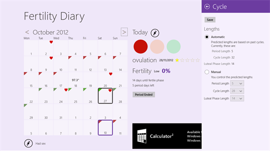 Fertility Diary screenshot 7