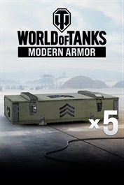 World of Tanks - 5 coffres de guerre de sergent