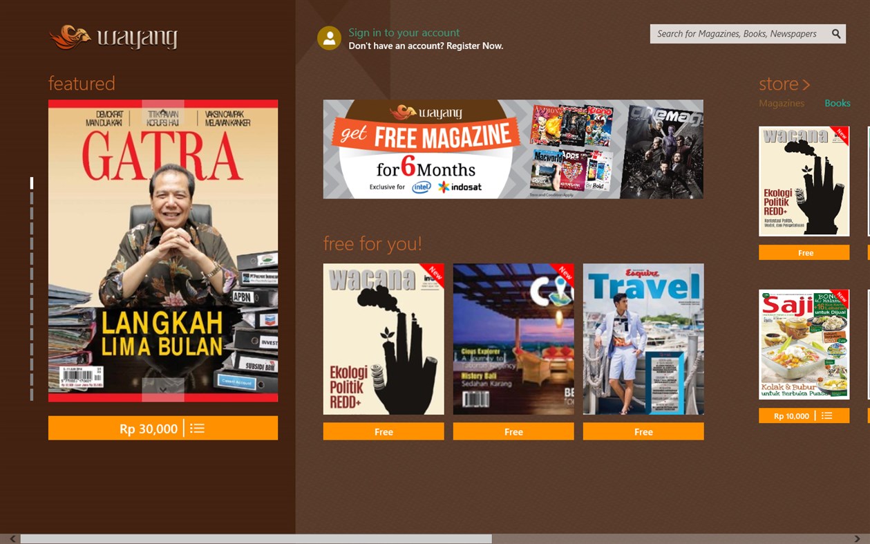 #1. Wayang (Windows) 由: Wayang Force