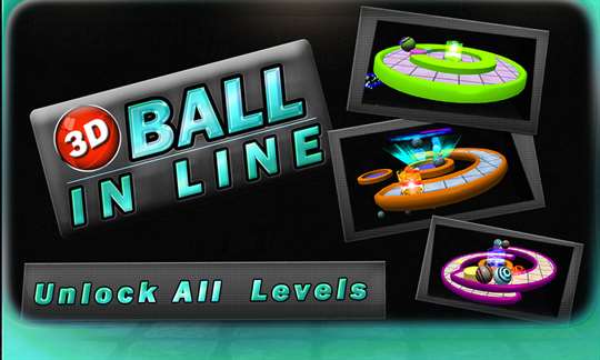 3D BALL IN LINE screenshot 2
