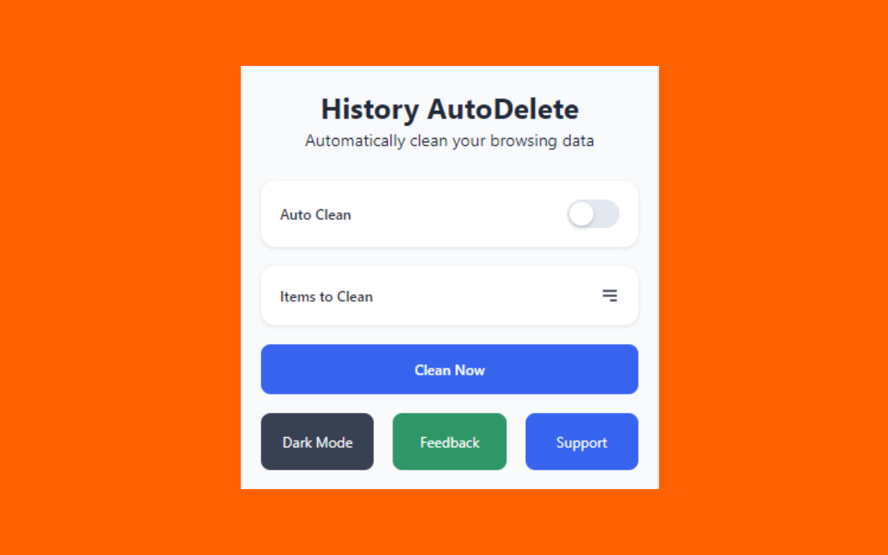 History AutoDelete One Click