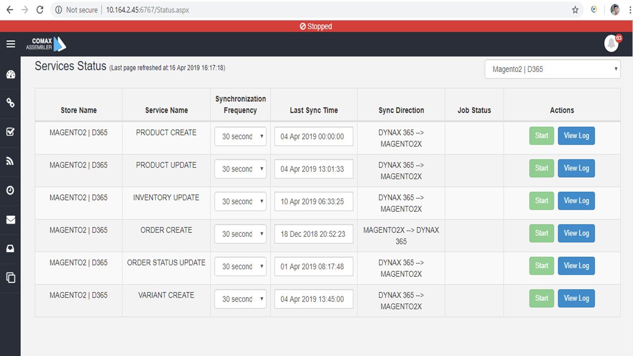Snapshot 5 of Magento Connector for Microsoft Dynamics 365 Fin & Ops