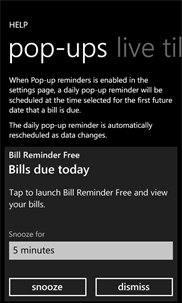 Bill Reminder Free screenshot 7