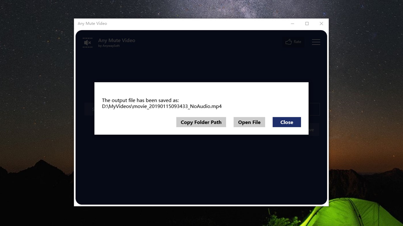 #3. Any Mute Video (Windows) De: AnywaySoft, Inc.