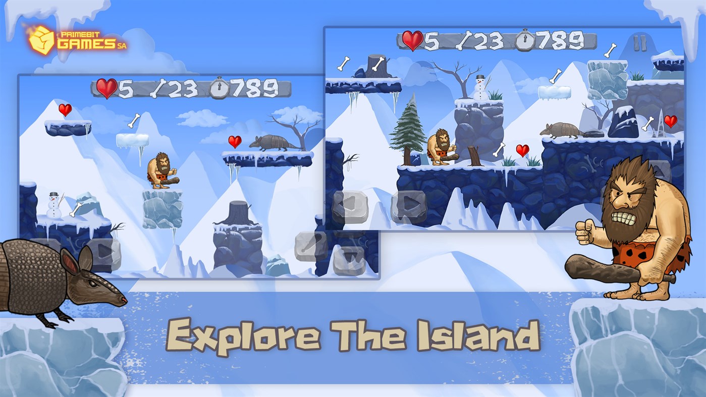 #1. Caveman Chuck: Prehistoric Adventure (Windows) 由: Prime Bit Games SA