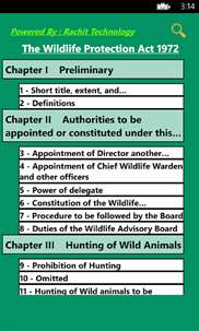 The Wildlife Protection Act 1972 screenshot 1