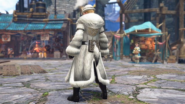 "Fluffy Fur Hat" Hunter layered armor piece screenshot 3