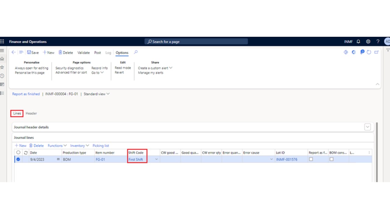 Snapshot 3 of Shift Master Functionality