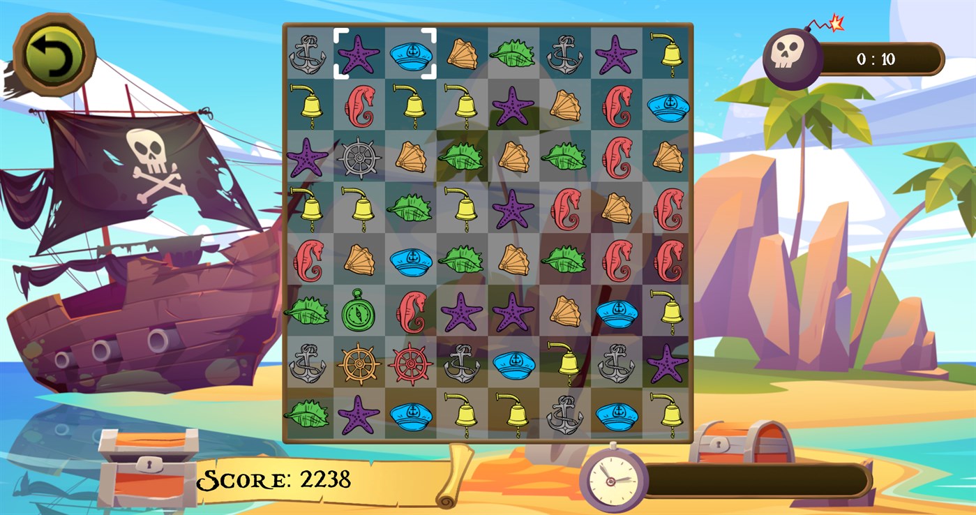 #1. Aqua Crush Saga : match 3 (Xbox) By: Mystic Mechanics