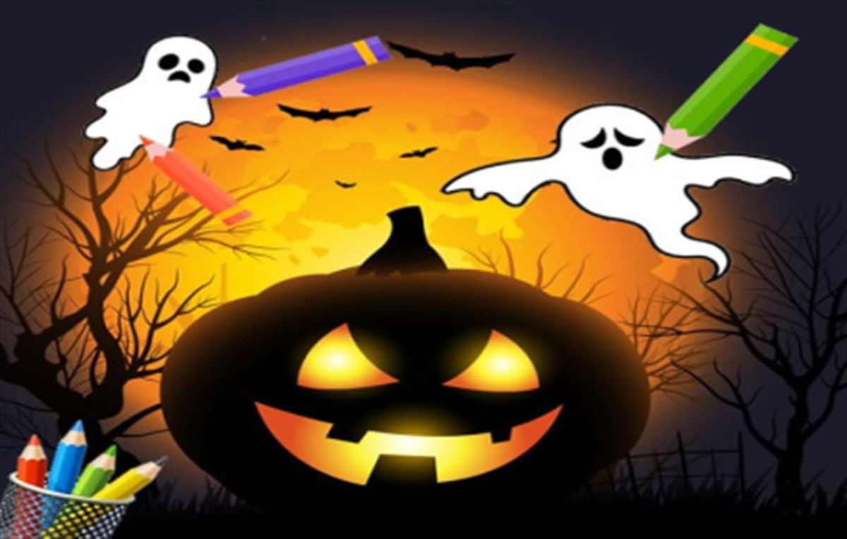 Scary Party Coloring Game