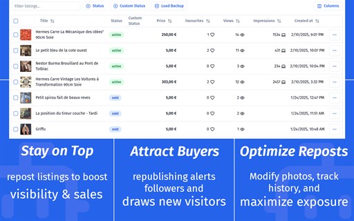 Dotb - Automate Your Wardrobe Sales on Vinted