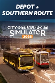 CTS 2026 - Map DLC: Bus + Tram Depot & South-Route - City Transport Simulator Bus & Tram