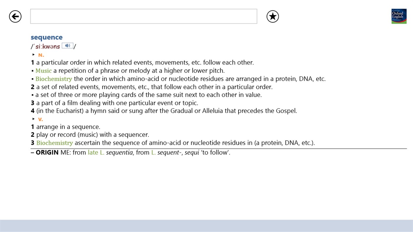 #2. Concise Oxford English Dictionary (Windows) 由: MobiSystems
