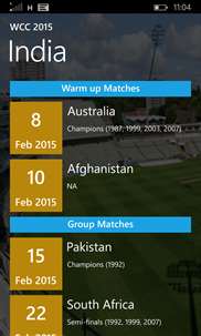 Cricket - WC15 screenshot 3
