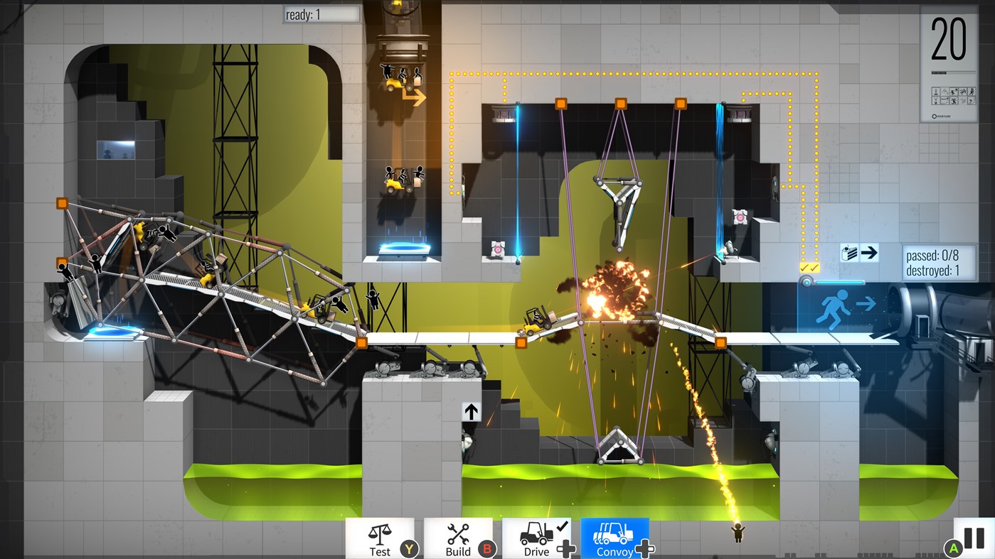 #1. Bridge Constructor Portal (Windows) 由: Headup GmbH