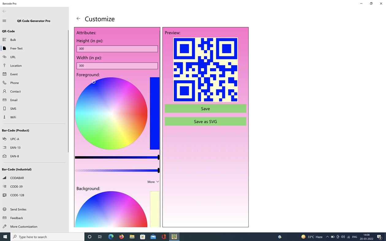 #6. QR-Code Generator Pro (Windows) Door: Srujan Jha