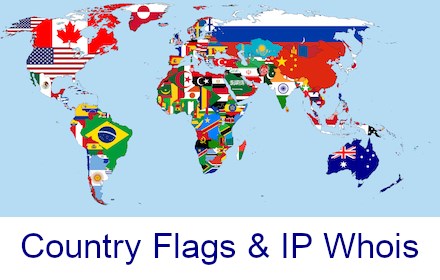 Country Flags & IP Whois small promo image