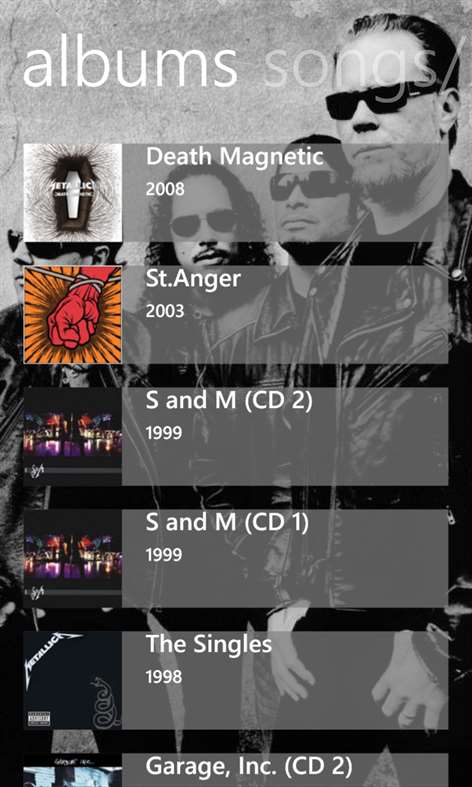 Metallica Musics Screenshots 2