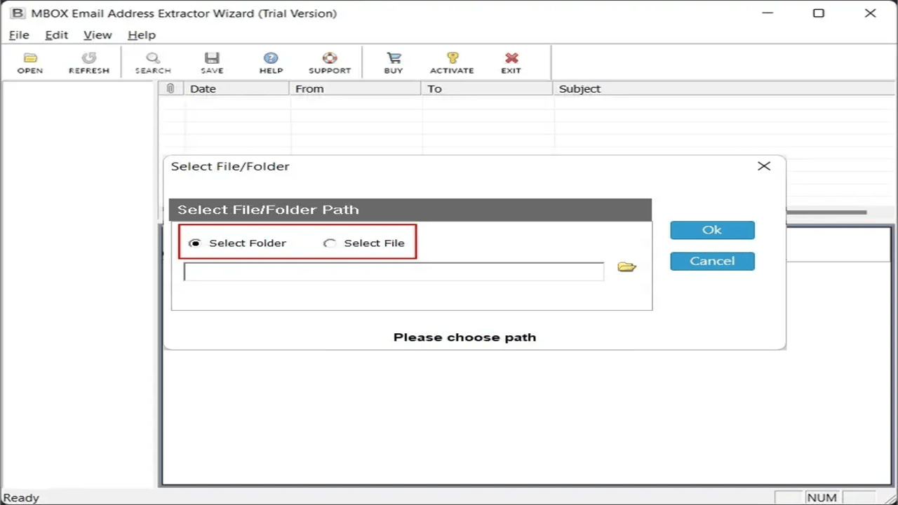 Snapshot 2 of BitRecover Apple Mail Email Address Extractor