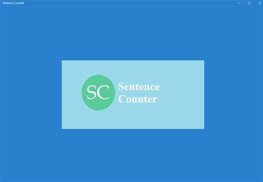 Sentence Counter screenshot 1