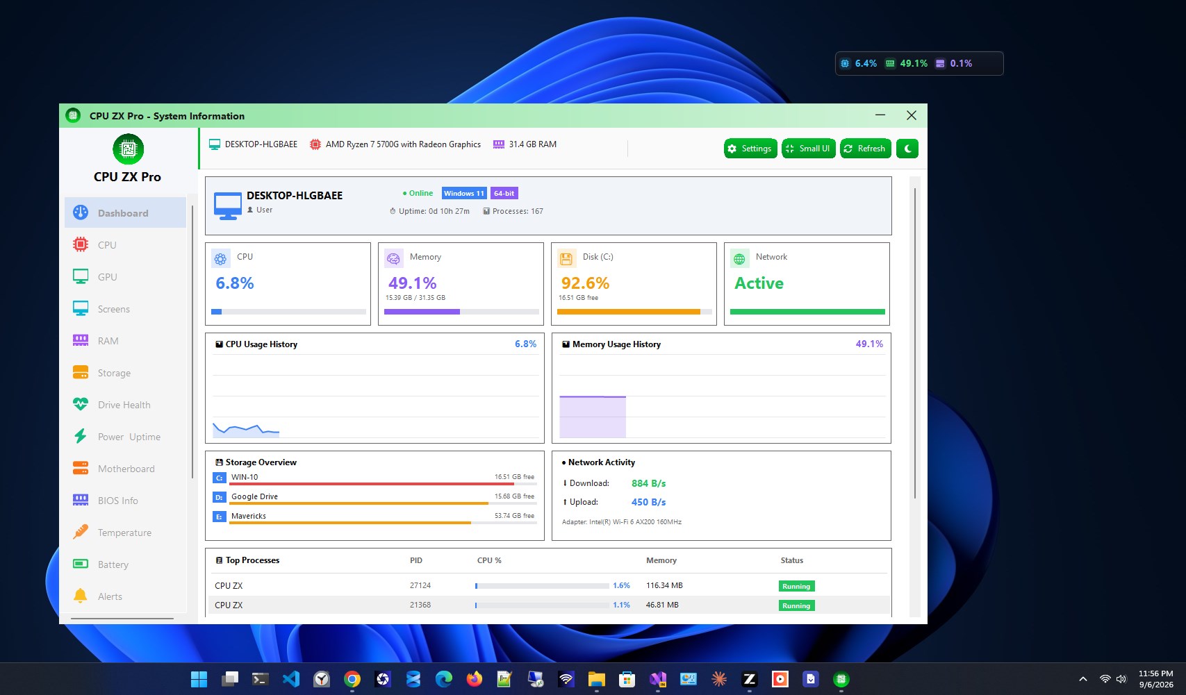 CPU ZX Pro - Télécharger et installer sur Windows | Microsoft Store