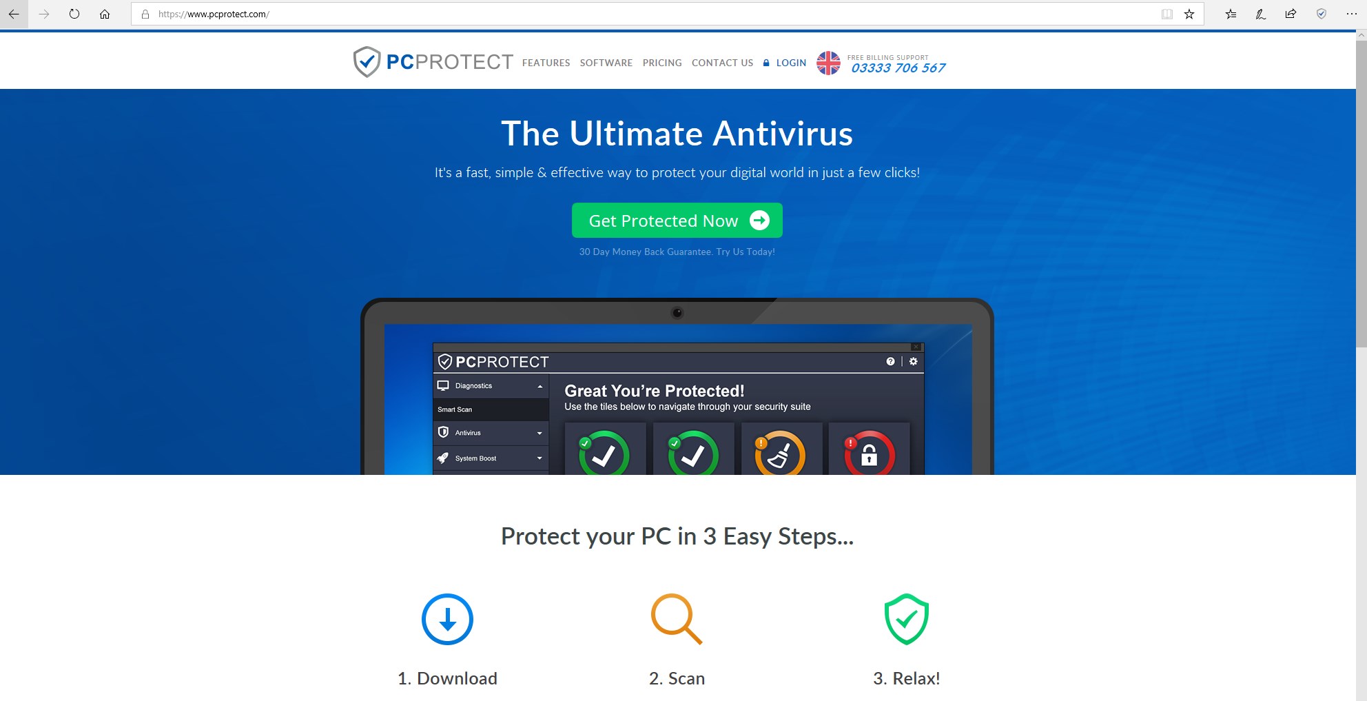PC Protect Safe Site