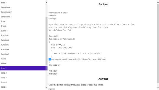 JavaScript Programs screenshot 3